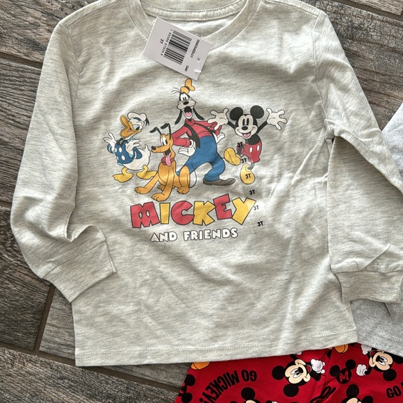 Mickey Mouse Disney sweats t-shirt top pants bundle lot set 🐭 toddler baby - Picture 2 of 4